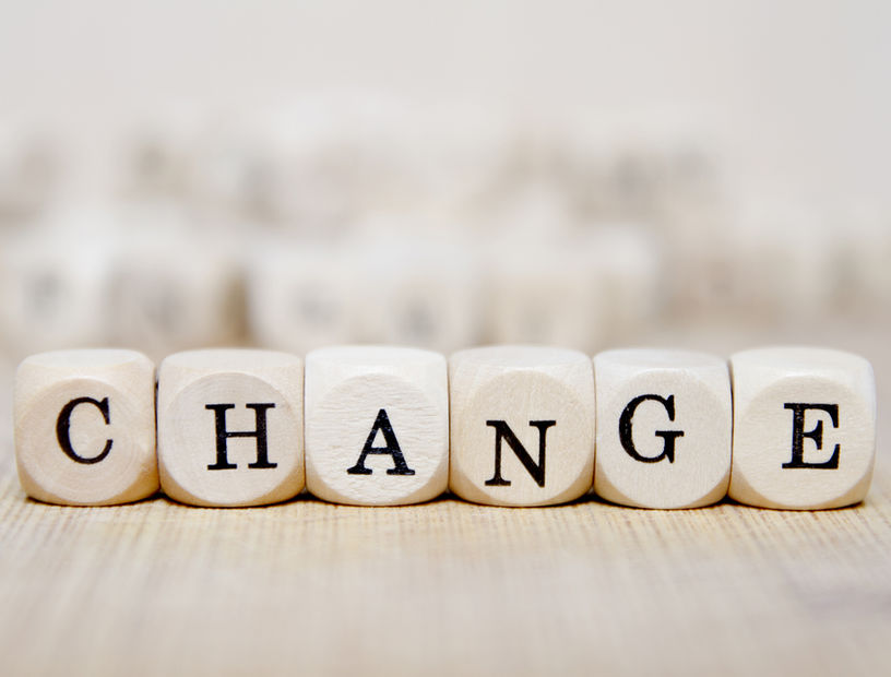 Colleagues discussing change